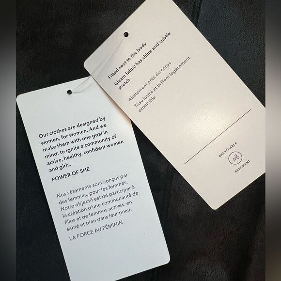 NWT Athleta Delancey Gleam Tight Black Lustre Size Small Leggings Athleisure - Picture 6 of 10